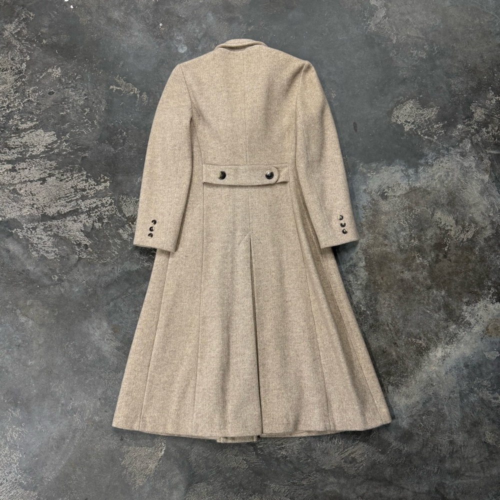 Vintage Jill Jr USA Made Wool Long Coat Tailored Minimal - Picture 4 of 8